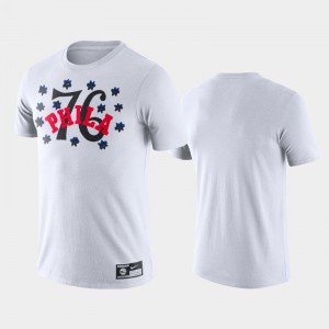 Mens White Philadelphia 76ers Pagowski Collab T-Shirts 912874-236